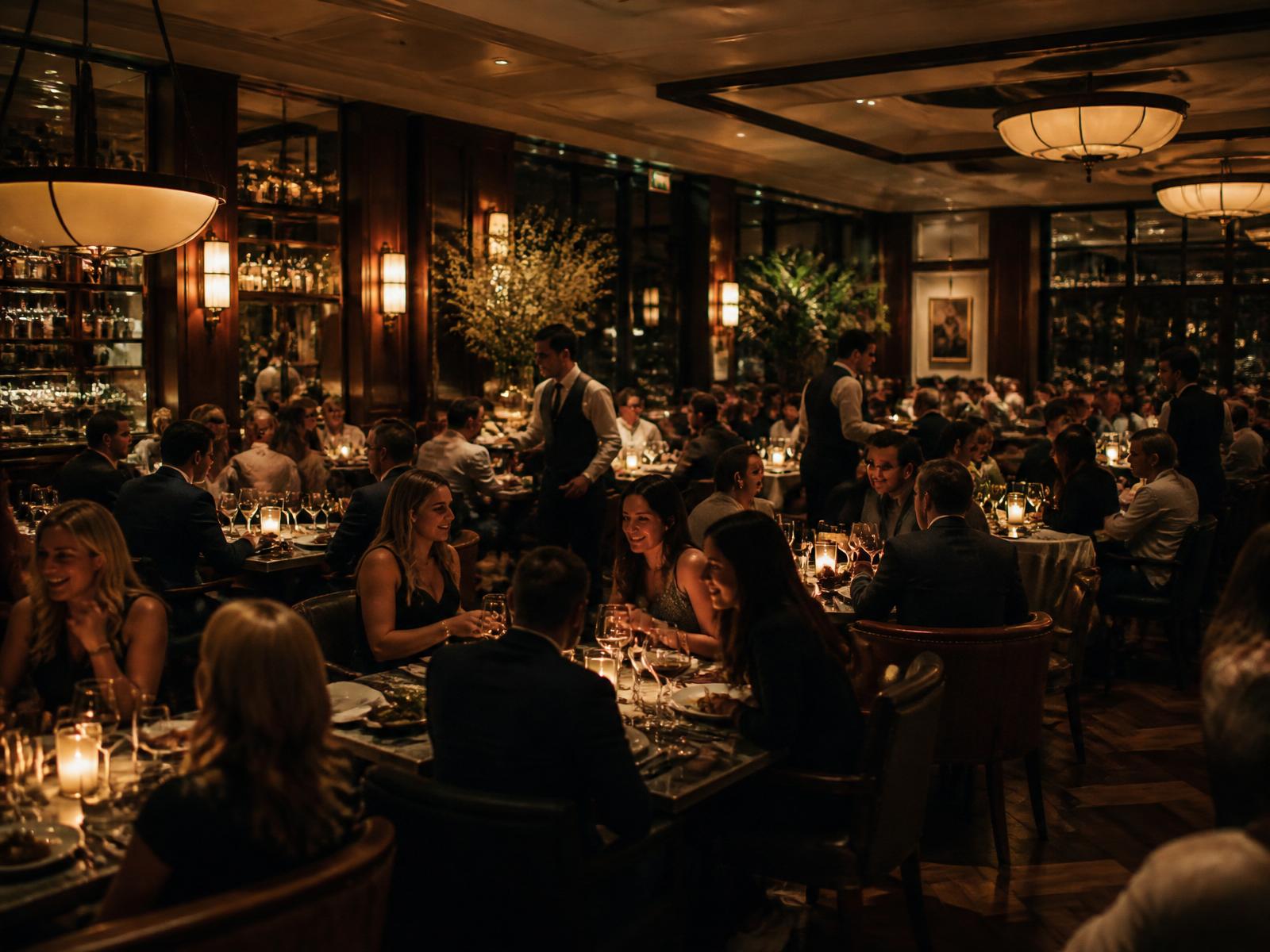 Luxuriöses Restaurant, Bar und Salon Interieur